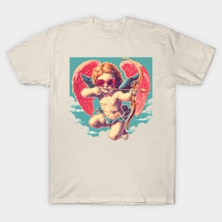 Cupid's Heartfelt Hijinks: Spreading Smiles & Serendipity T-Shirt